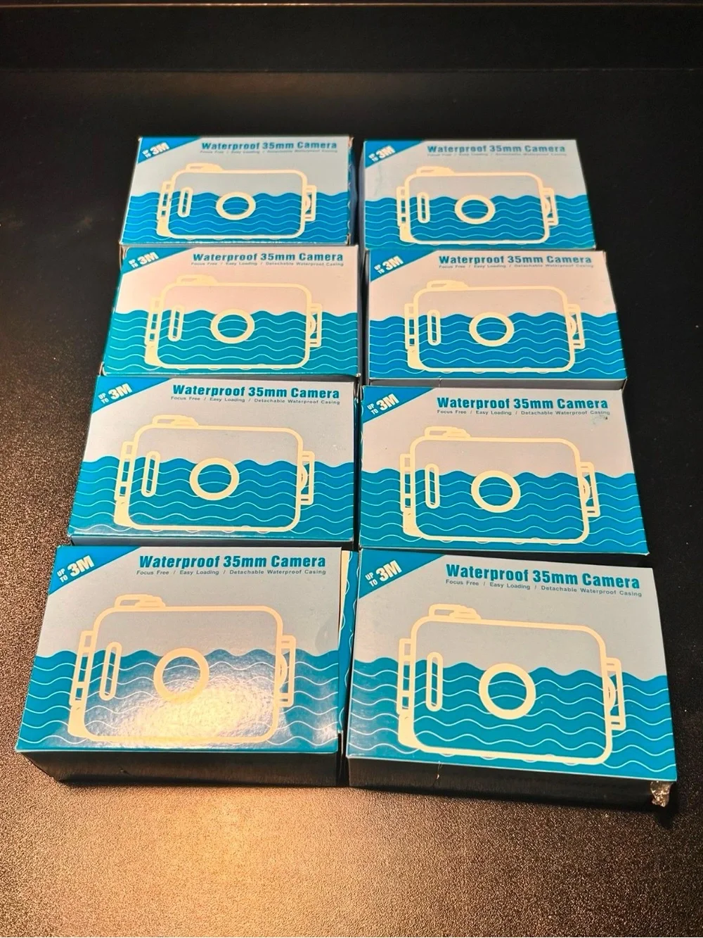 (8 pack) 35mm Reloadable Waterproof Film Camera (28mm lens) new Without Film